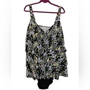 Swim Solutions one piece swimsuit 24W